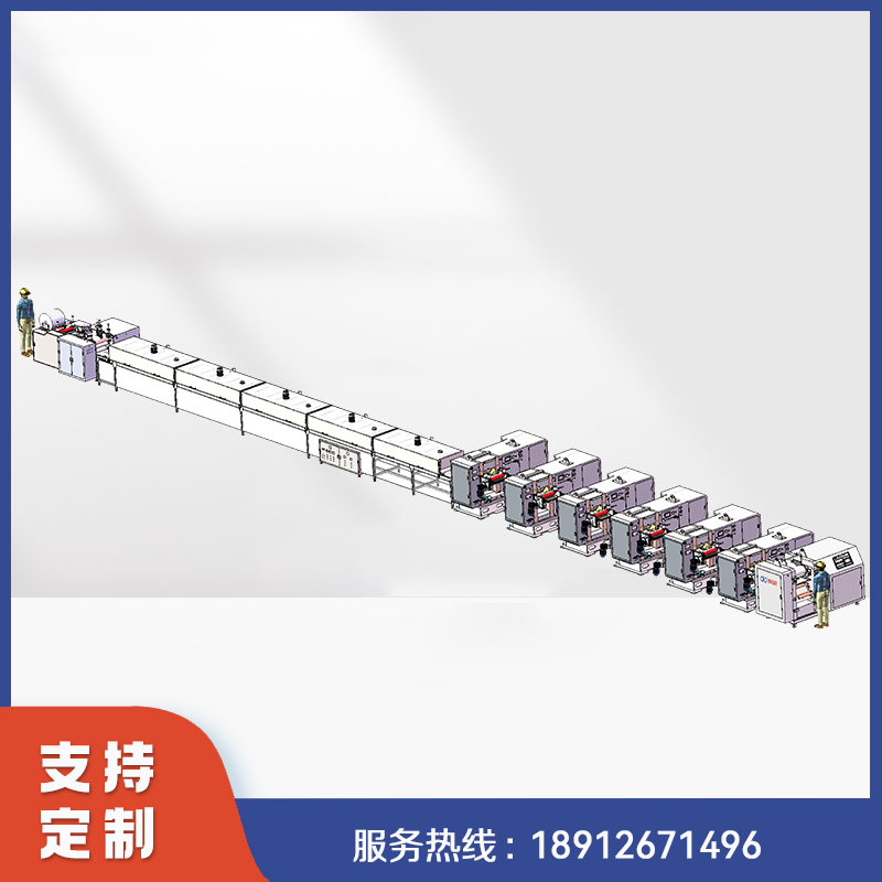 干法电极膜片连续压延生产线